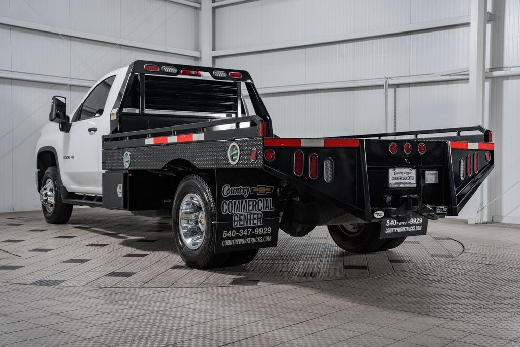 2024 Chevrolet Silverado 3500HD 3500HD REG CAB 4X4 * DURAMAX * 11' FLATBED * 2K MILES - 22705635 - 4