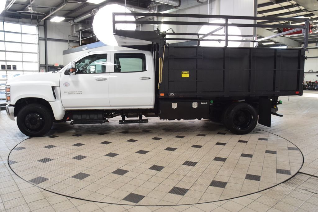 2024 Chevrolet Silverado 5500HD 5500HD CREW * DURAMAX * 12' LANDSCAPE DUMP W/ RACK * LOCAL TRADE - 22999577 - 2