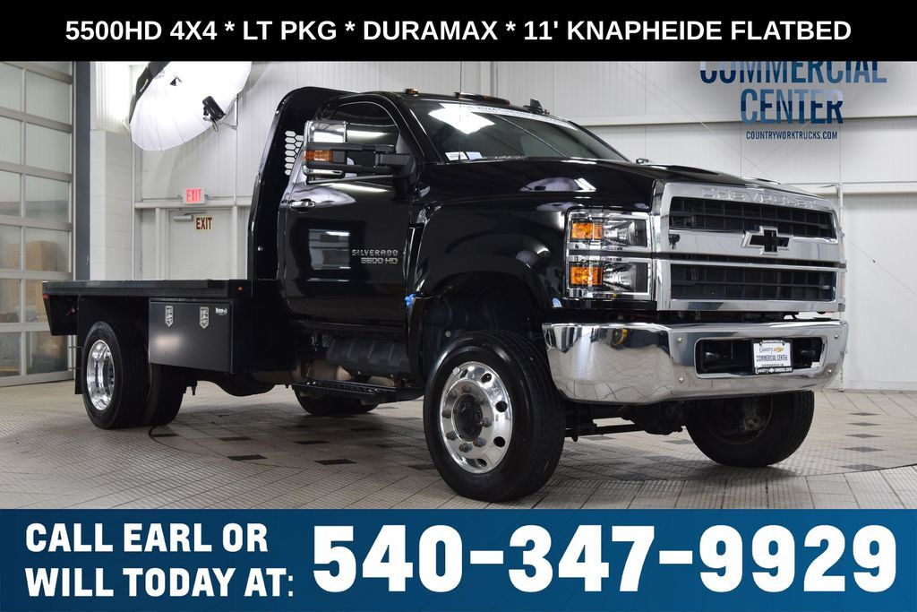 2024 Chevrolet Silverado 5500HD 5500HD REG CAB 4X4 LT * DURAMAX * 11' FLATBED * LOCAL TRADE - 23028584 | Video 1