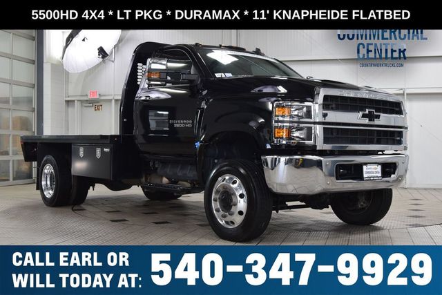 2024 Chevrolet Silverado 5500HD 5500HD REG CAB 4X4 LT * DURAMAX * 11' FLATBED * LOCAL TRADE - 23028584 - 0