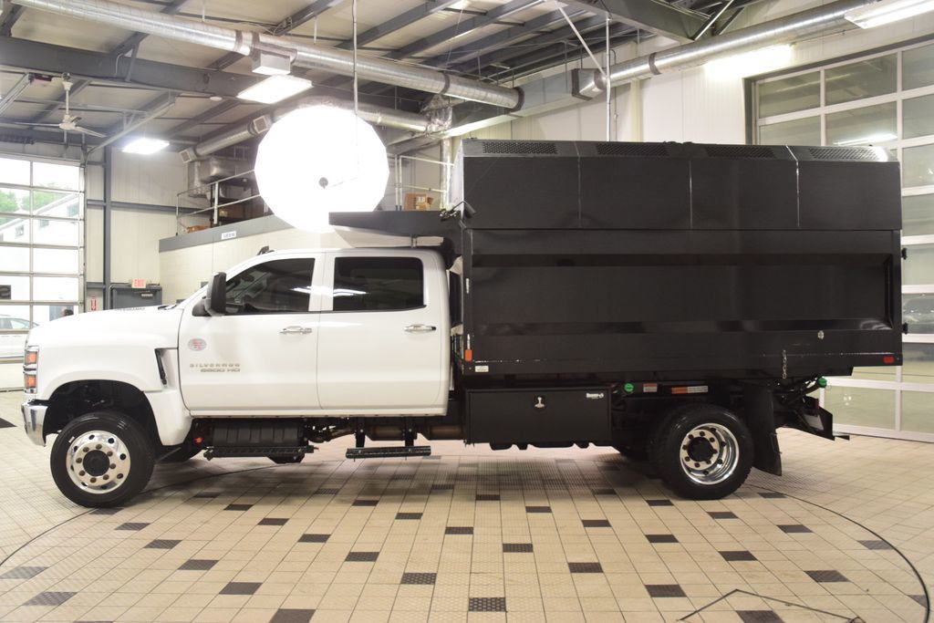 2024 Chevrolet Silverado 6500HD 6500HD CREW 4X4 * DURAMAX * 12' LANDSCAPE DUMP W/ CHIP TOP - 23024875 - 2