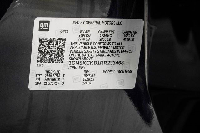 2024 Chevrolet Suburban 4WD 4dr LT - 22978902 - 44