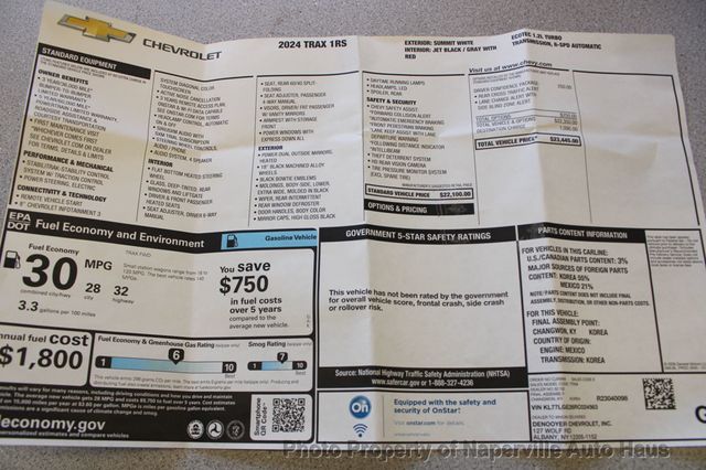 2024 Chevrolet Trax FWD 4dr 1RS - 22970418 - 41