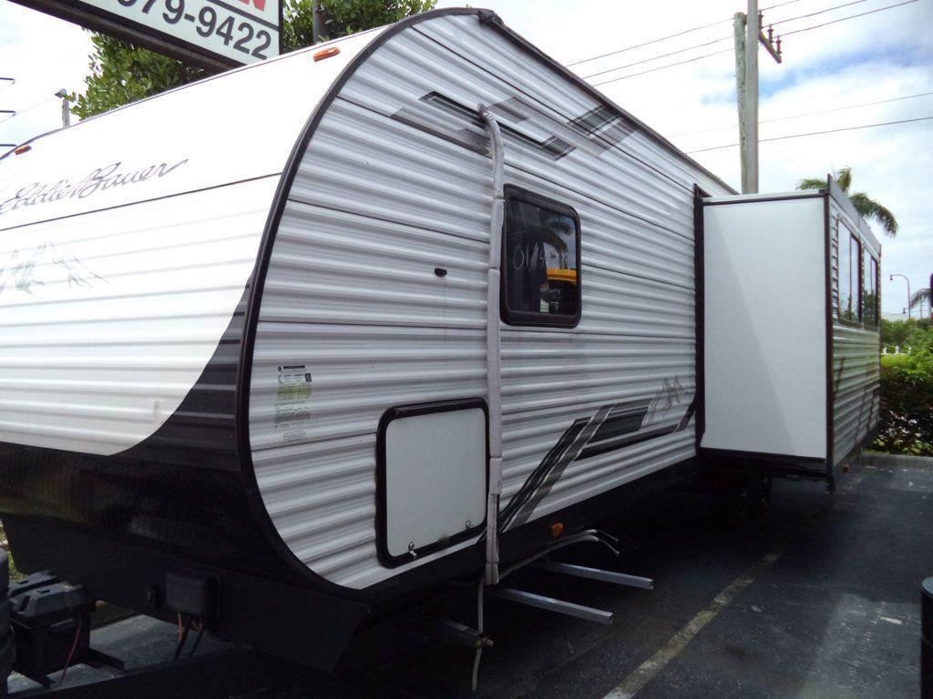 2024 EDDIE BAUER EBS 322BH 37FT BUMPER PULL RV TRAILER W/ SLIDE OUT - 23015895 - 2