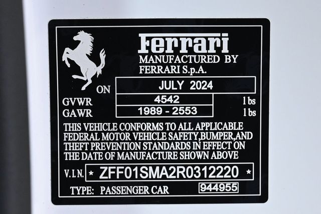 2024 Ferrari 296 GTS Convertible - 22932137 - 29