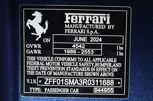 2024 Ferrari 296 GTS Convertible - 23034264 - 30