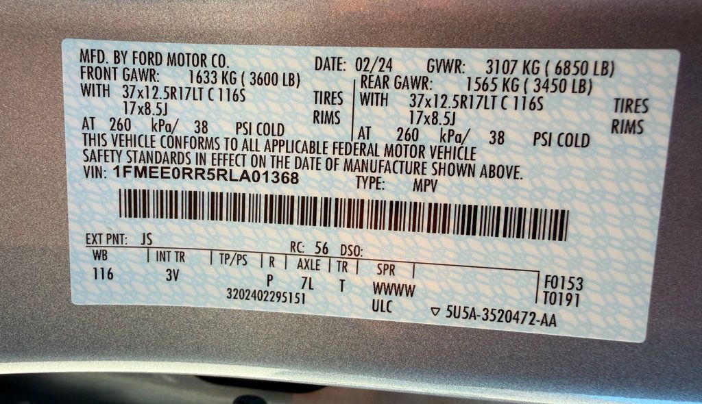 2024 Ford Bronco Raptor 4 Door Advanced 4x4 - 22993643 - 41