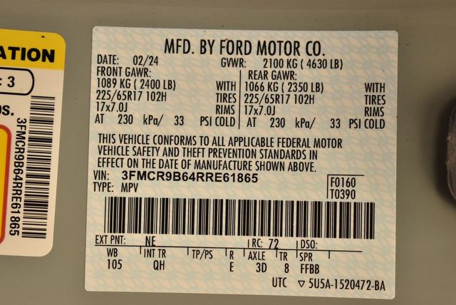 2024 Ford Bronco Sport Big Bend 4x4 - 22927079 - 37