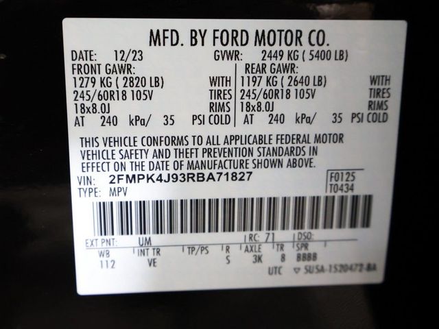 2024 Ford Edge SEL AWD - 23045327 - 52