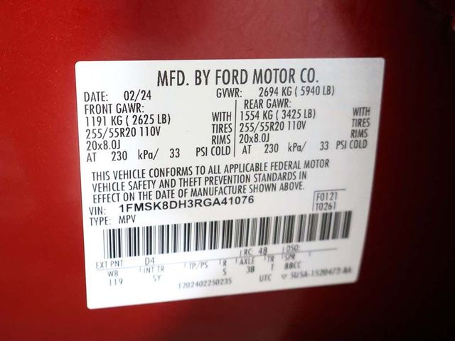 2024 Ford Explorer XLT 4WD - 23051873 - 55