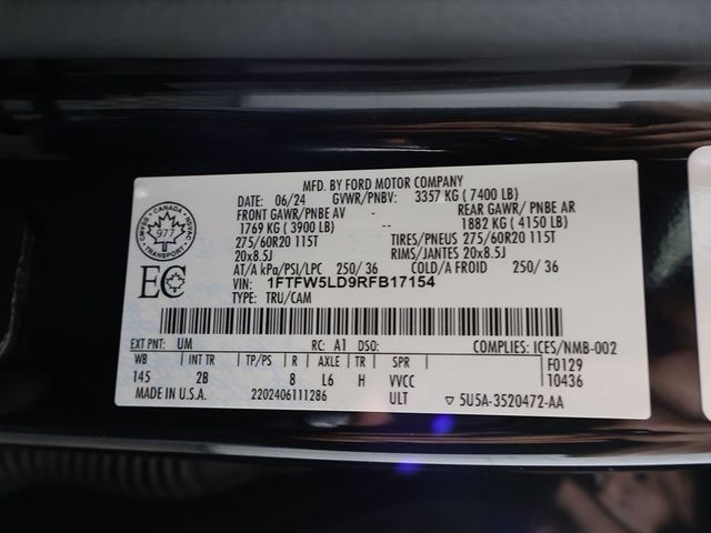 2024 Ford F-150 Lariat - 23082950 - 61