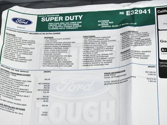 2024 Ford F-250SD Limited - 22937383 - 83