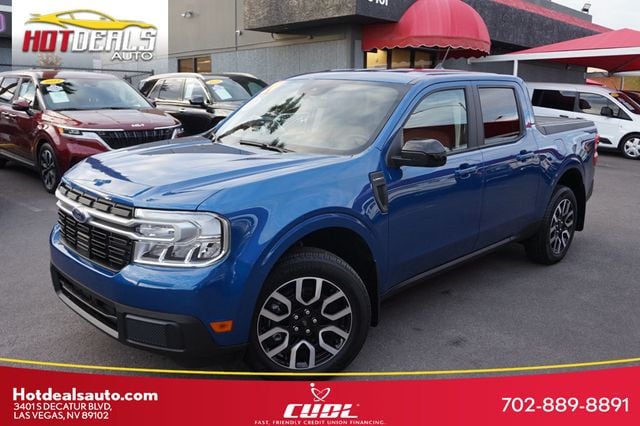 2024 Ford Maverick LARIAT, HYBRID, BROWN LEATHER SEATING, PUSH BUTTON START - 22967638 - 0