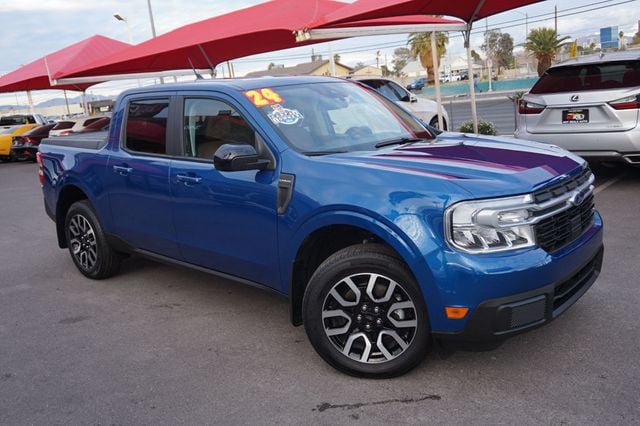 2024 Ford Maverick LARIAT, HYBRID, BROWN LEATHER SEATING, PUSH BUTTON START - 22967638 - 1