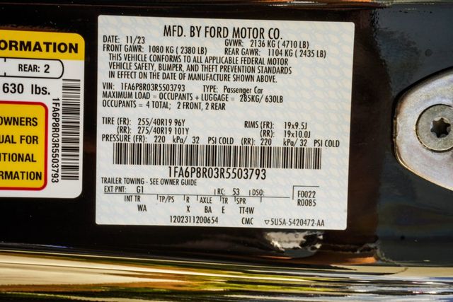2024 Ford Mustang Dark Horse Fastback - 23037484 - 40