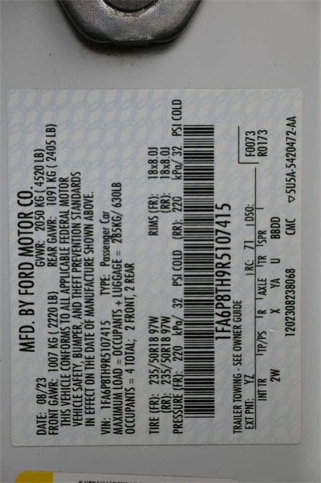 2024 Ford Mustang EcoBoost Fastback - 22964192 - 6