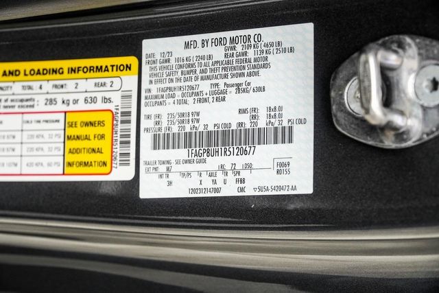 2024 Ford Mustang EcoBoost Premium Convertible - 22943934 - 34