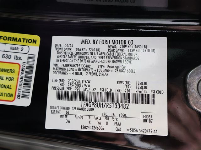 2024 Ford Mustang EcoBoost Premium Convertible - 23036297 - 50