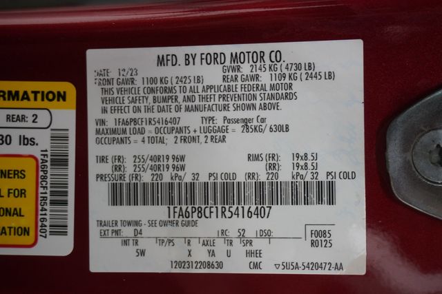 2024 Ford Mustang GT Fastback - 23003182 - 30