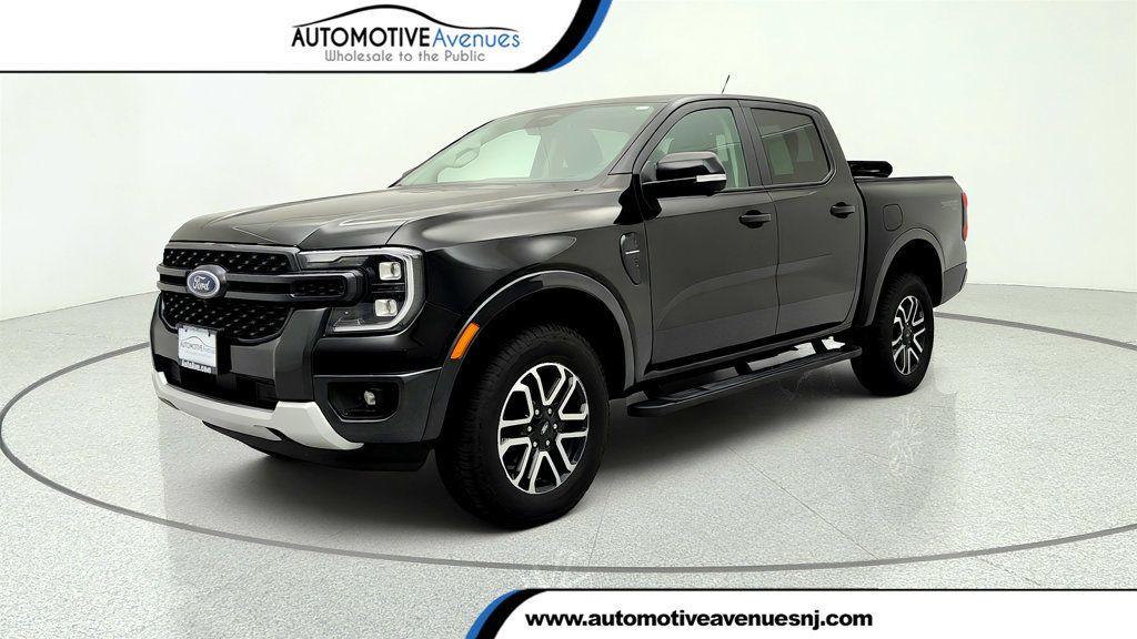 2024 Ford Ranger LARIAT 4WD SuperCrew 5' Box w/ Running Boards, Soft Fold Tonneau - 23032260 | Video 1