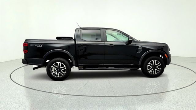 2024 Ford Ranger LARIAT 4WD SuperCrew 5' Box w/ Running Boards, Soft Fold Tonneau - 23032260 - 3