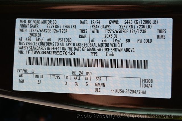 2024 Ford Super Duty F-350 SRW LARIAT 4WD Crew Cab 6.75' Box - 22934271 - 71