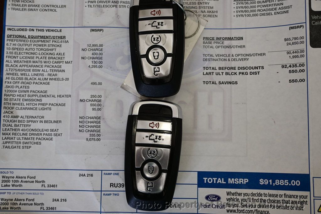 2024 Ford Super Duty F-350 SRW LARIAT 4WD Crew Cab 6.75' Box - 22934271 - 73