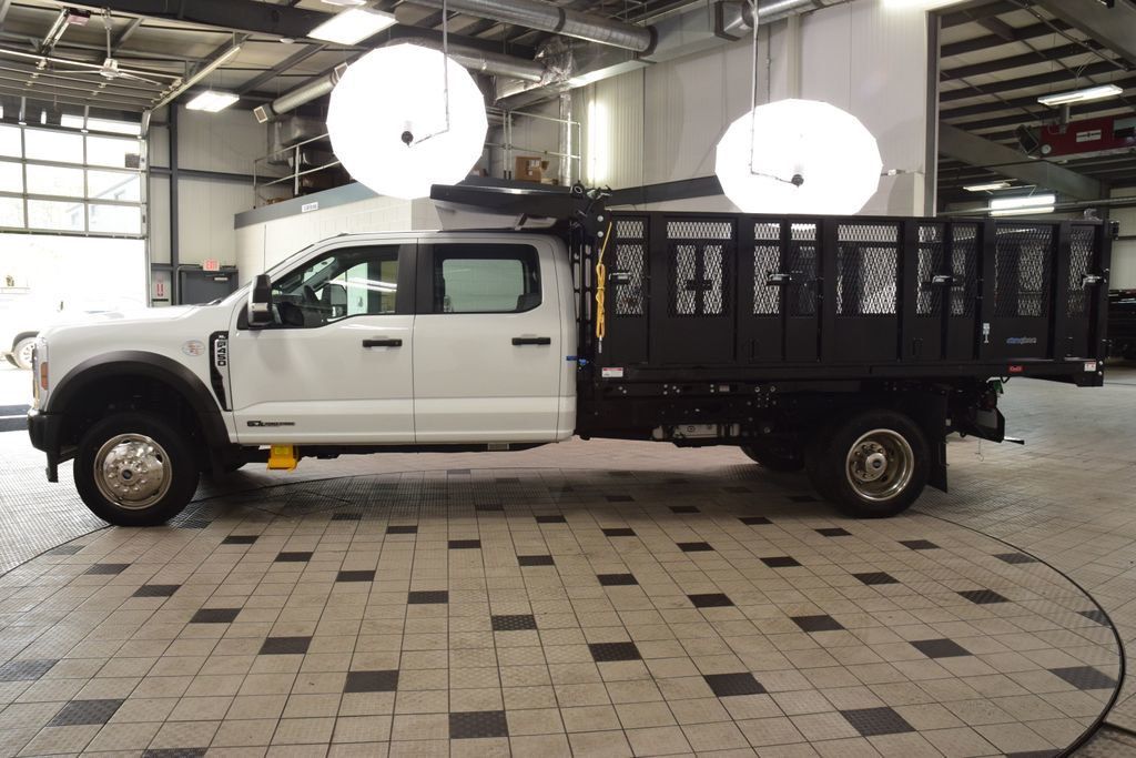 2024 Ford Super Duty F-450 DRW Cab-Chassis F450 CREW 4X4 * POWERSTROKE * 12' DUMP W/ REMOVABLE SIDES - 23008241 - 2