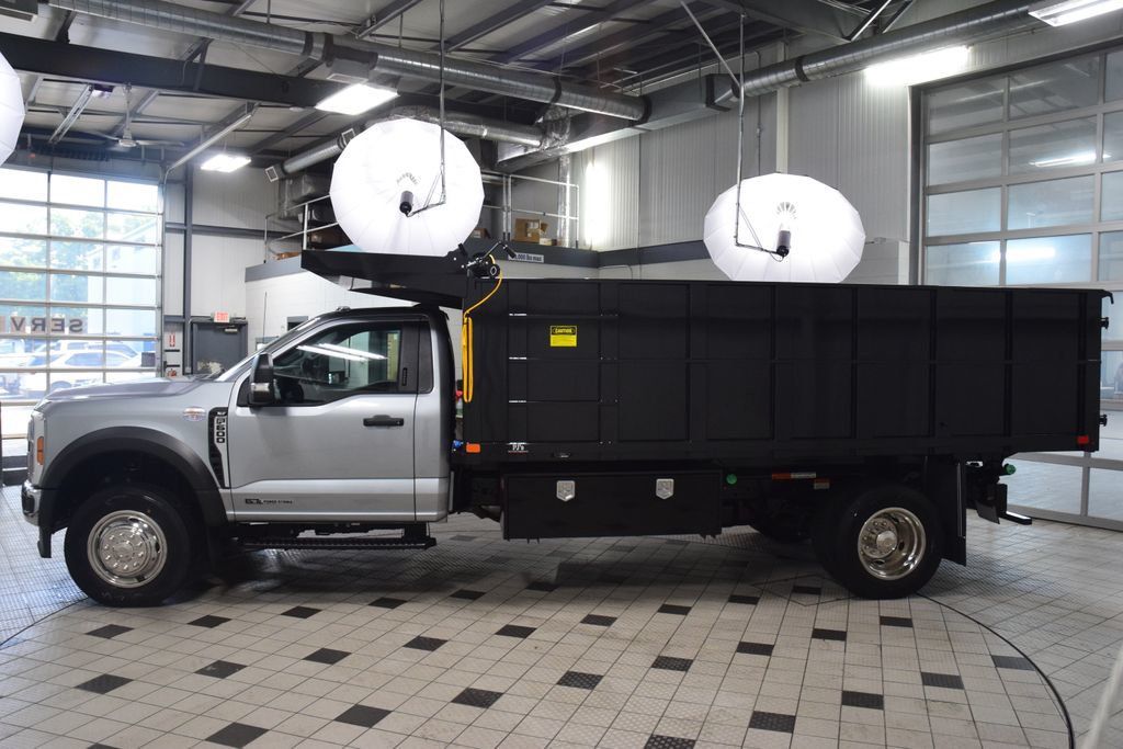 2024 Ford Super Duty F-600 DRW F600 REG CAB 4X4 XLT * POWERSTROKE * NEW 15' LANDSCAPE DUMP  - 23011998 - 2