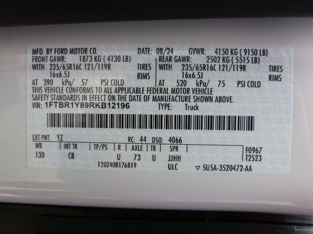 2024 Ford Transit Cargo Van 3.5L V6 GAS*T-250 LOW ROOF 130" WB*"HOLMAN" UPFIT PACKAGE! - 23018175 - 37