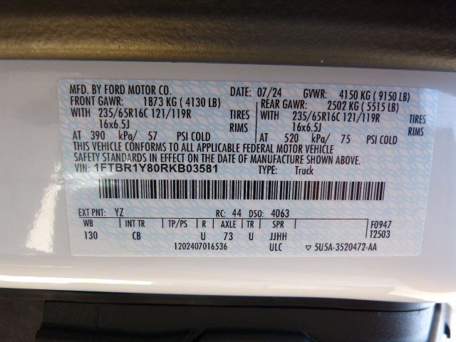 2024 Ford Transit Cargo Van 3.5L V6 GAS*T-250 LOW ROOF 130" WB*"HOLMAN" UPFIT PACKAGE! - 23020171 - 37