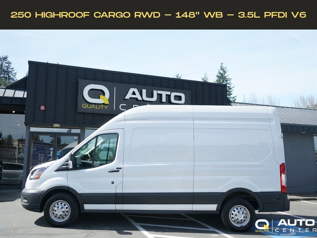 2024 Ford Transit Cargo Van T-250 148" Hi Rf 9070 GVWR RWD - 23016146 | Video 1