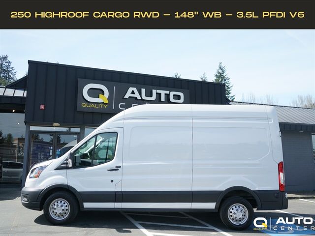 2024 Ford Transit Cargo Van T-250 148" Hi Rf 9070 GVWR RWD - 23016146 - 0