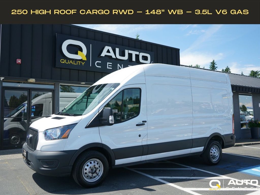2024 Ford Transit Cargo Van T-250 148" Hi Rf 9070 GVWR RWD - 23044314 - 0