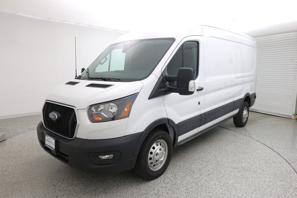 2024 Ford Transit Cargo Van T-250 148'' Med Rf 9070 GVWR w/ Commercial Upfit & Partition - 23040257 | Video 1