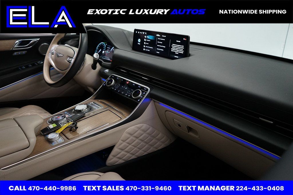 2024 Genesis GV80 PRESTIGE PACK! V6 3.5! ALL WHEEL DRIVE! HAS FACTORY WARRANTY  - 22950222 - 47