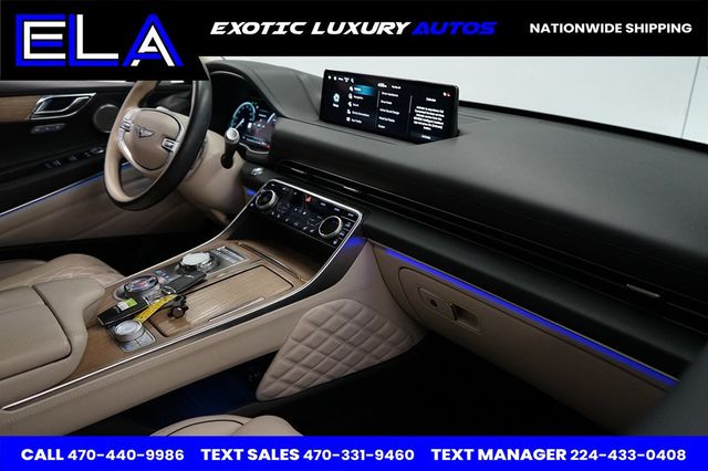 2024 Genesis GV80 PRESTIGE PACK! V6 3.5! ALL WHEEL DRIVE! HAS FACTORY WARRANTY  - 22950222 - 47