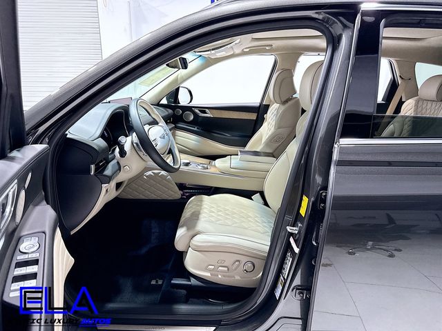 2024 Genesis GV80 PRESTIGE PACK! V6 3.5! ALL WHEEL DRIVE! HAS FACTORY WARRANTY  - 22950222 - 58