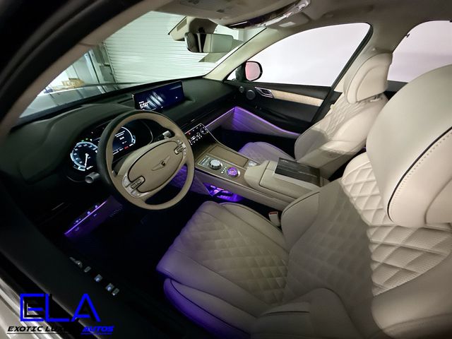 2024 Genesis GV80 PRESTIGE PACK! V6 3.5! ALL WHEEL DRIVE! HAS FACTORY WARRANTY  - 22950222 - 62