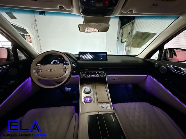 2024 Genesis GV80 PRESTIGE PACK! V6 3.5! ALL WHEEL DRIVE! HAS FACTORY WARRANTY  - 22950222 - 63