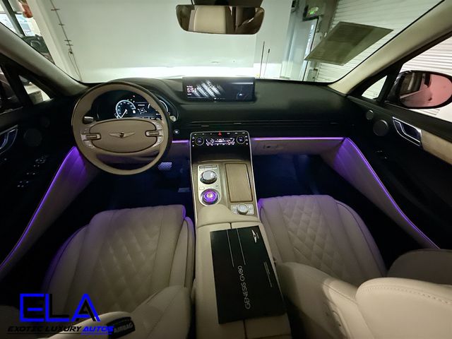 2024 Genesis GV80 PRESTIGE PACK! V6 3.5! ALL WHEEL DRIVE! HAS FACTORY WARRANTY  - 22950222 - 64