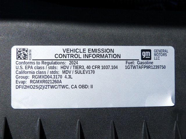 2024 GMC Savana Cargo Van 4.3L V6 GAS*2500*135" WB*FACTORY WARRANTY*"HOLMAN" UPFIT PACKAGE - 23001511 - 38