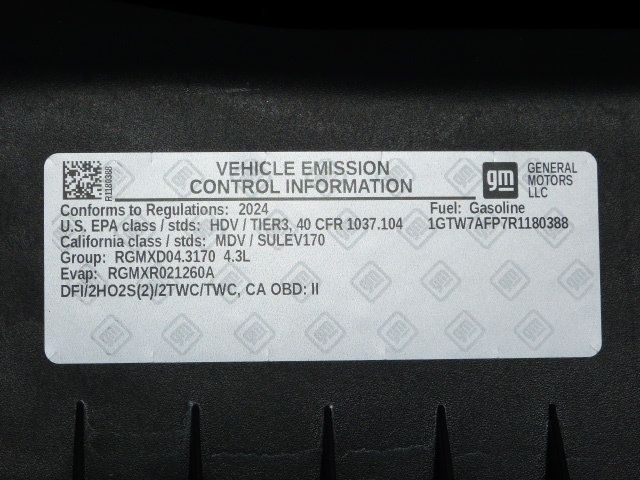 2024 GMC Savana Cargo Van 4.3L V6 GAS*2500*135" WB*FACTORY WARRANTY*"HOLMAN" UPFIT PACKAGE - 23006940 - 38
