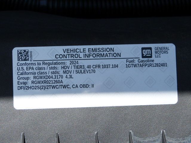 2024 GMC Savana Cargo Van 4.3L V6 GAS*2500*135" WB*FACTORY WARRANTY*"HOLMAN" UPFIT PACKAGE - 23013044 - 38