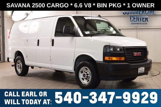 2024 GMC Savana Cargo Van SAVANA 2500 CARGO * 6.6 V8 * BIN PKG * 1 OWNER * LIKE NEW - 23085460 - 0