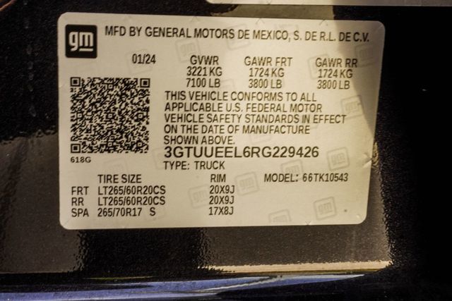 2024 GMC Sierra 1500 4WD Crew Cab 147" AT4 - 23019659 - 39