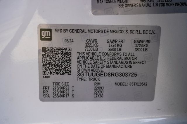 2024 GMC Sierra 1500 4WD Crew Cab 147" Denali - 22956916 - 42