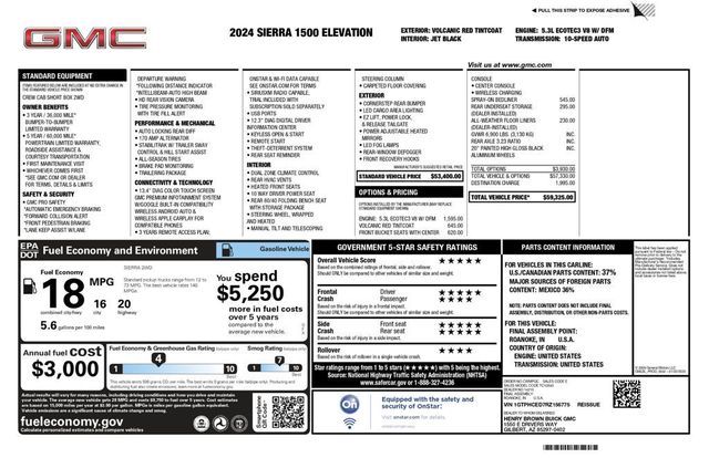 2024 GMC Sierra 1500 Crew Cab Elevation ReadyLIFT Suspension Lift - 22981623 - 10