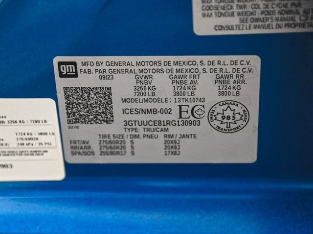 2024 GMC Sierra 1500 Elevation - 22981707 - 12