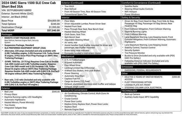 2024 GMC Sierra 1500 SLE - 22980618 - 5